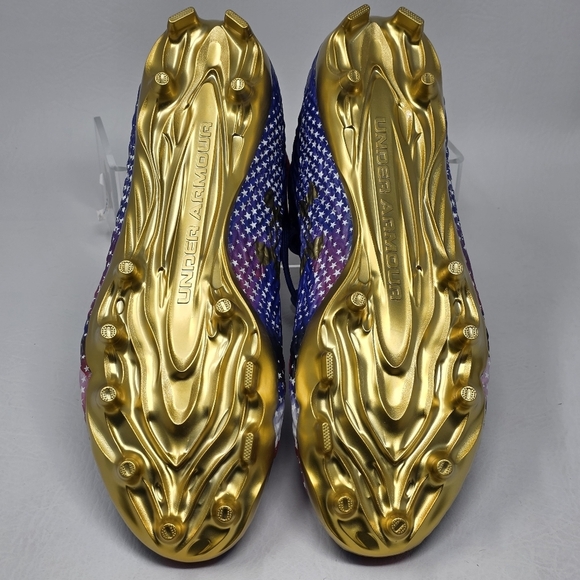 Under Armour Spotlight Clone 4 MC USA Mens Sz 14 Football Cleats 3027296-400 New - Picture 6 of 10